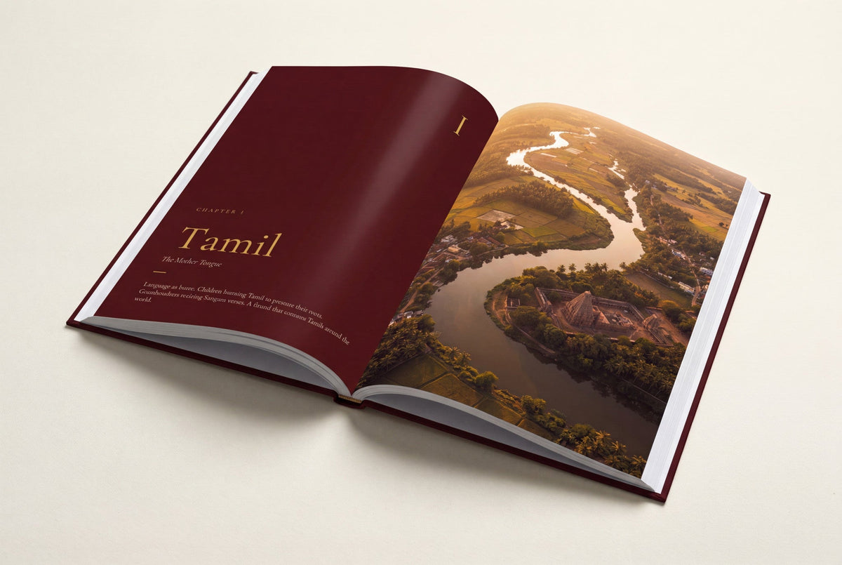 Coffee Table Book Tamil – Beige – Bild4 Doppelseite offen