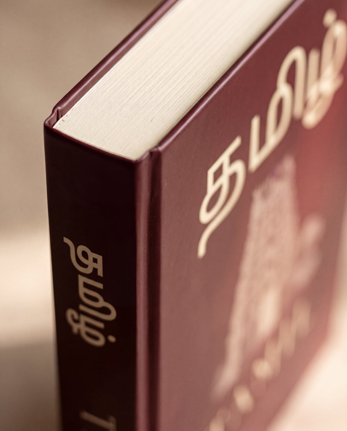 Coffee Table Book Tamil – Rot – Bild3 Makro Kante